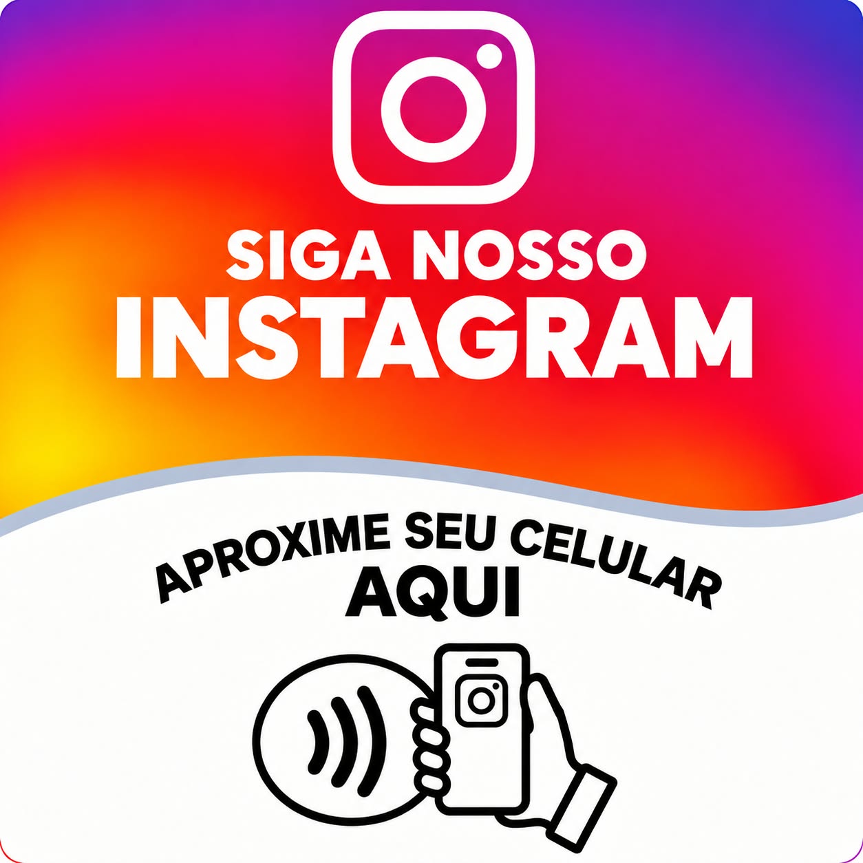 Placa NFC Instagram